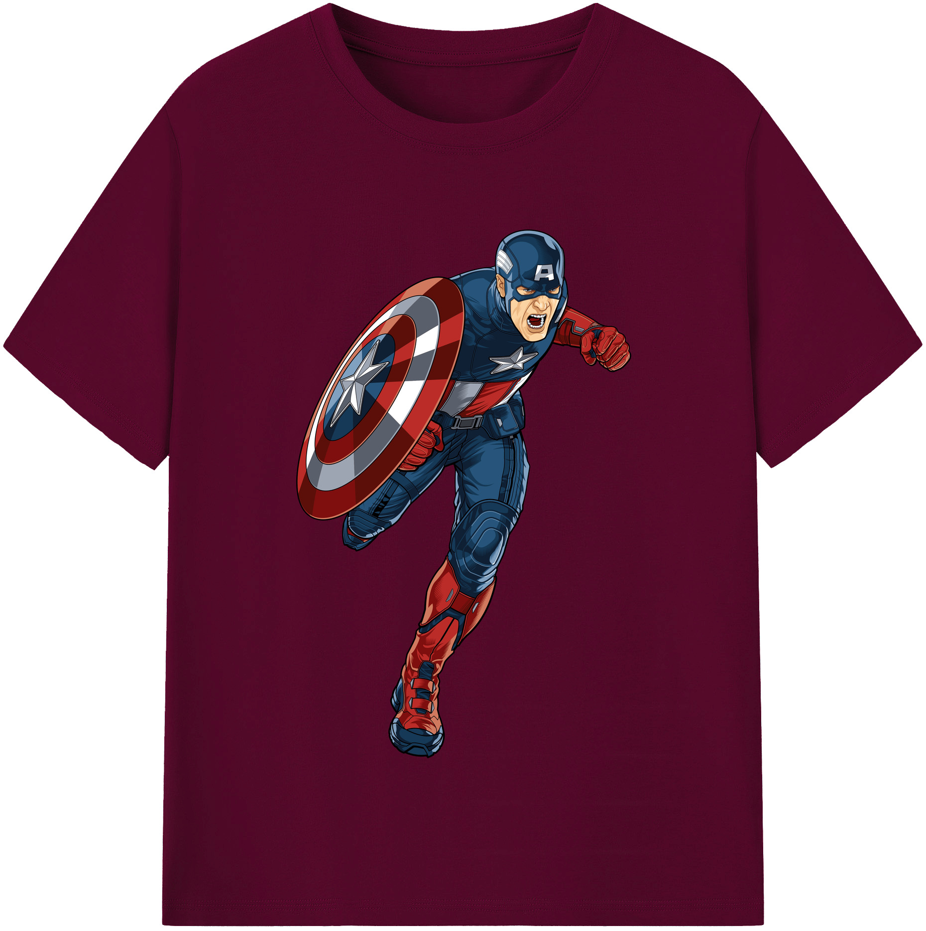 （画像用） アベンジャーズ The Avengers レディースカジュアルプリントTシャツ（綿100％）